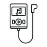 MP3 player icon